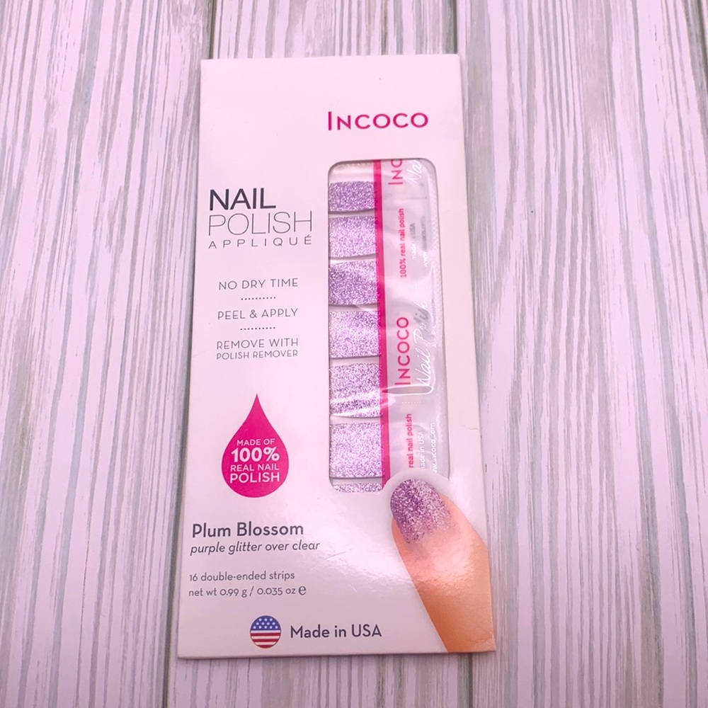 Incoco Plum Blossom Nail Polish appliqué